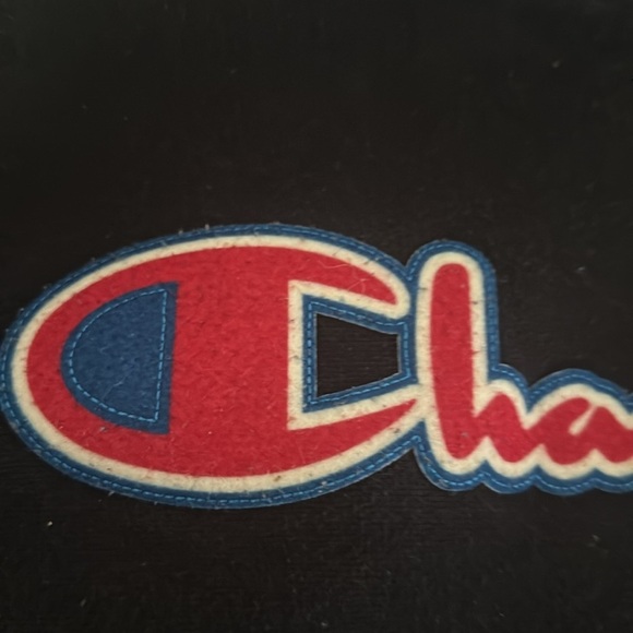 CHAMPION Men's Reverse Weave Pullover Hoodie Script Logo Black Medium - Picture 9 of 9